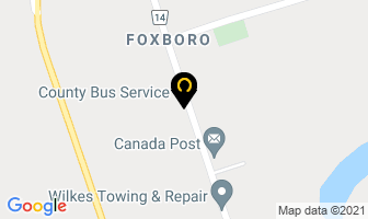 County Bus Service Ltd in Magog map