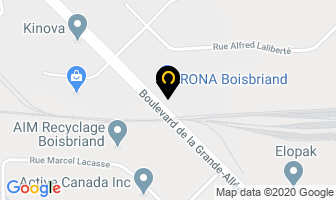 Coupal in Repentigny map
