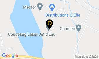 Coupesag Laser Jet D'eau in Guelph map