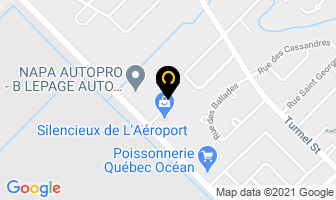 Courrier A&eacute;ro-Limo in L'Ancienne-Lorette map