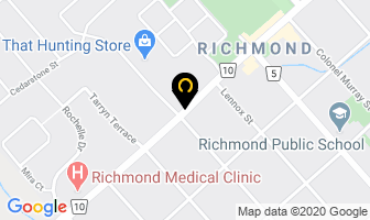 Cousin Vinny's Pizza in Richmond Hill map