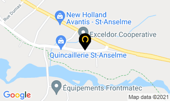 Couture Alfred Lt&eacute;e in Saint-anselme map
