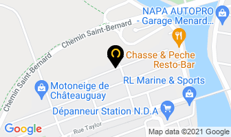 Couvreur R S Inc in Châteauguay map