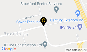 Cover-Tech Inc in Woodstock map