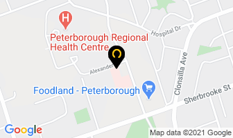 Coverdale Infusion Clinic in Peterborough map