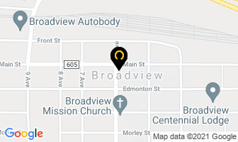 Cowessess First Nation No 73 in Broadview map