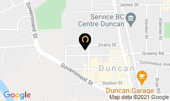Cowichan Valley Dental Group in Duncan map