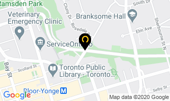 Coyne Pilates in Orillia map