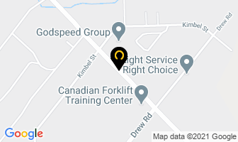 Coyote Graphics in Mississauga map
