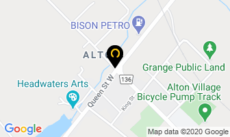 Cp Aras Inc in Caledon map