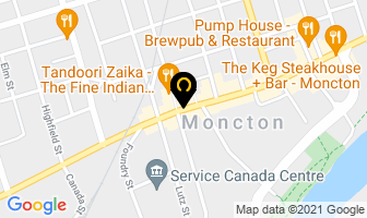 Cpa New Brunswick in Moncton map