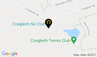 Craigleith Ski Club in The Blue Mountains map