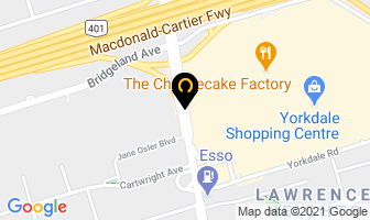 Crate & Barrel in North York map