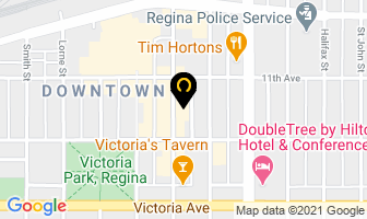 Creative City Centre in Regina map