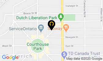 Creative Cuts in Goderich map