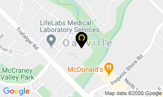 Creative Kids Place in Oakville map