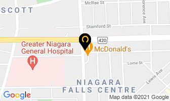 Creative Media Development in Niagara Falls map