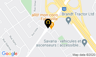 Cr&ecirc;pe Du Monde in Laval map