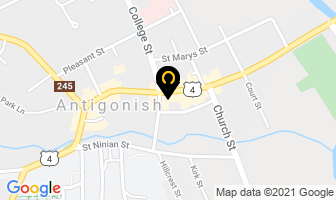 Credential Financial Strategies in Antigonish map
