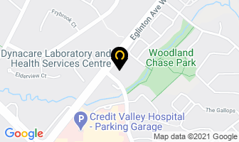 Credit Valley Diagnostic Centre in Mississauga map
