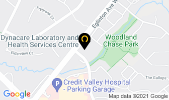 Credit Valley Diagnostic Centre in Mississauga map