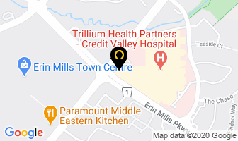 Credit Valley Optical in Mississauga map