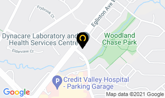 Credit Valley Wellness Centre in Mississauga map