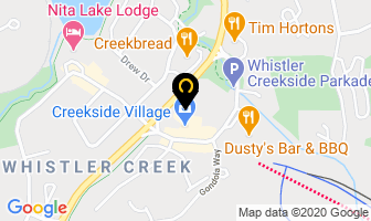 Creekside Market in Whistler map