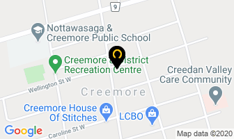 Creemore House Inn in Creemore map