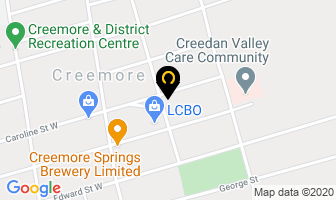 Creemore Public Library in Creemore map