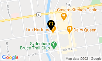 Crescent Athletic Cl in Owen Sound map