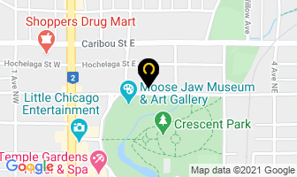 Crescent Park Retirement Villa in Moose Jaw map