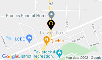 Crescent Ridge Services in Tavistock map