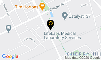 Cresswell Dr David A in Kitchener map
