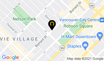 Cristy's Rejuvenating Massage in Vancouver map