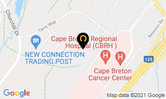 Critchley Carol Dr in Cape Breton map