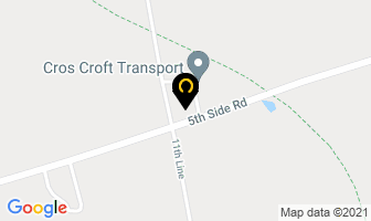 Cros Croft Transport Inc in Essa map