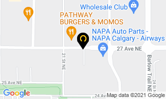Cross Country Parts Distributors Ltd in Calgary map