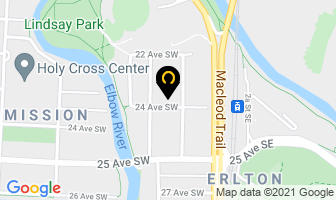 Cross Wise Communications Ltd in Calgary map