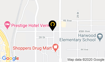 Crossfit North Okanagan in Vernon map