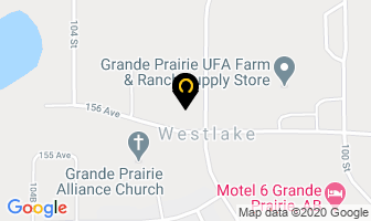 Crosslink Leaseholds in Grande Prairie map