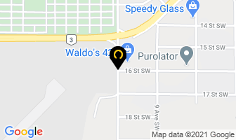 Crossroads Liquor Store in Medicine Hat map