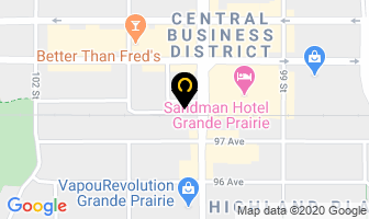 Crouse's Cleaners in Grande Prairie map