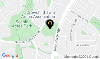 Crowchild Twin Arena Association in Calgary map
