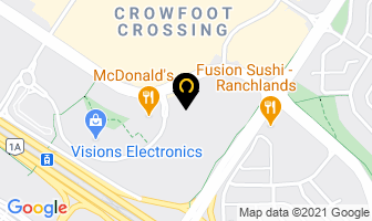 Crowfoot Plates Registry Inc in Calgary map