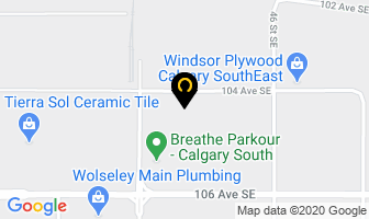Crown Collision Inc in Calgary map