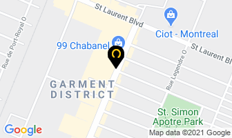 Crown Leather Garment Ltd in Montreal map
