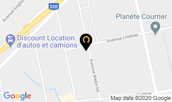 Crown Packaging Inc in Dorval map