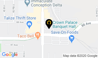 Crown Palace Banquet Hall in Surrey map