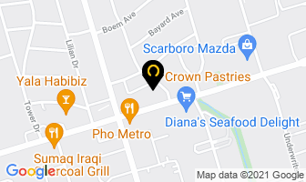 Crown Pastries in Orillia map